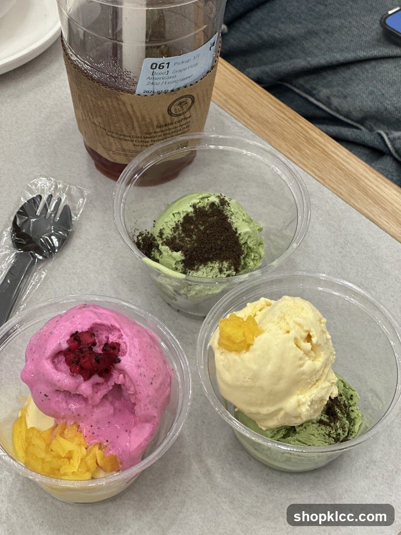 Ice Cream and Drink