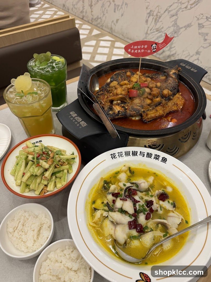 Meal with Fish and Side Dishes