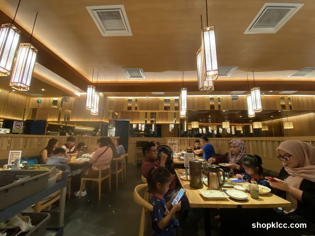 Restaurant Interior with Diners