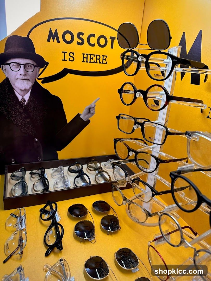 Moscot Eyewear Display