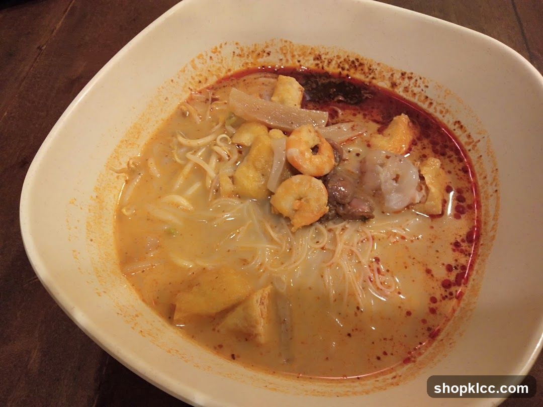 Spicy Noodle Bowl with Shrimp and Tofu