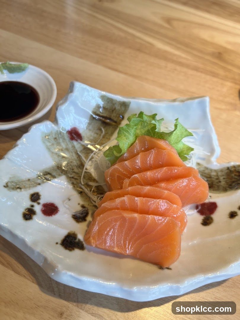 Salmon Sashimi