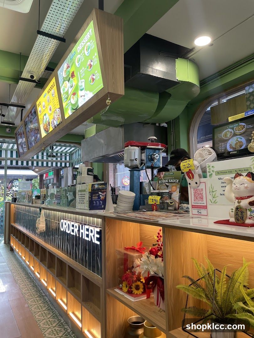 Restaurant Counter with Menu Boards