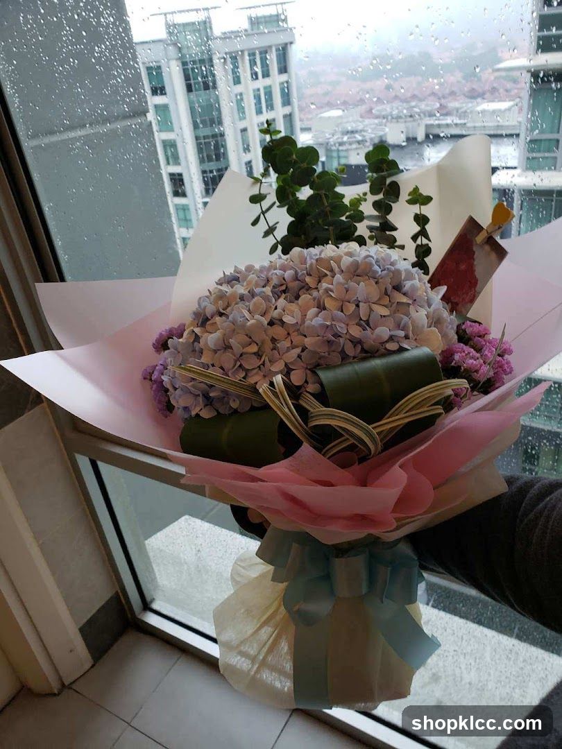 Hydrangea Bouquet by Window