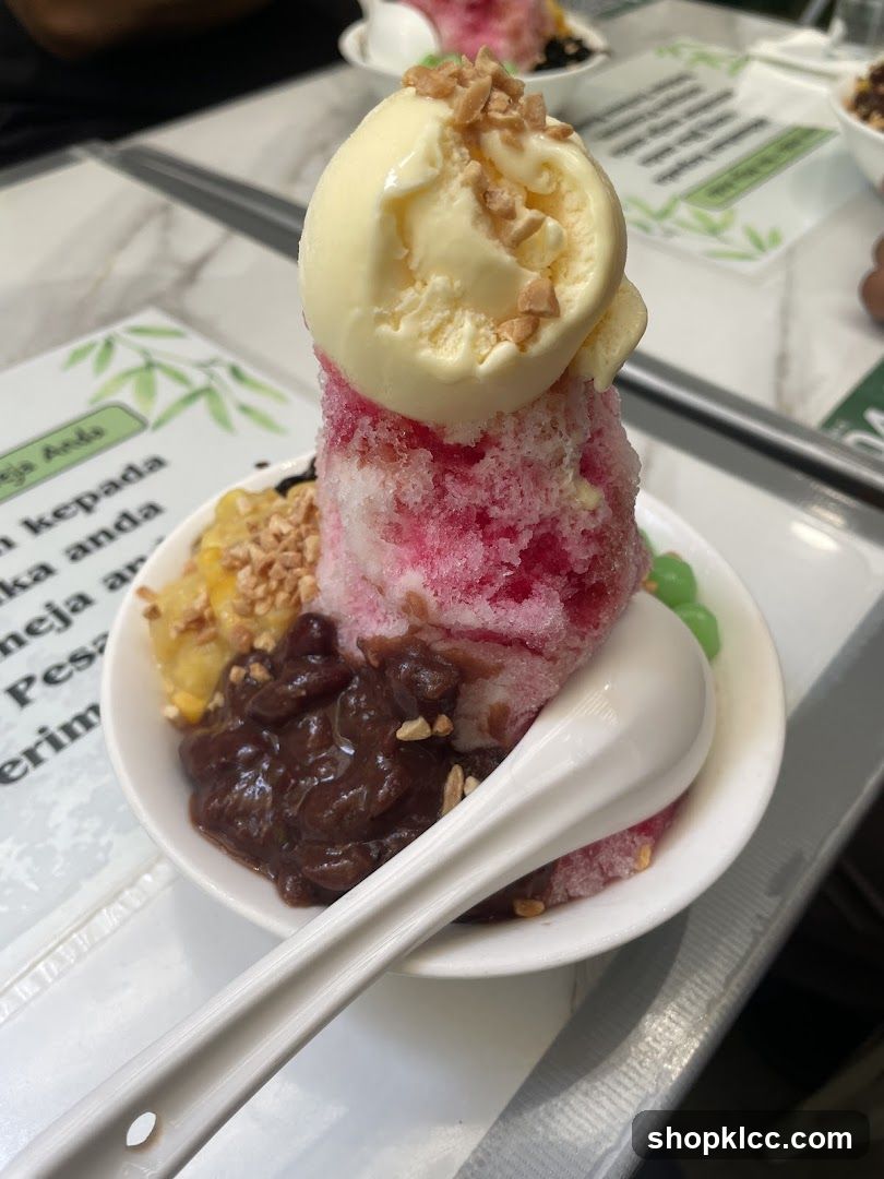 Shaved Ice Dessert