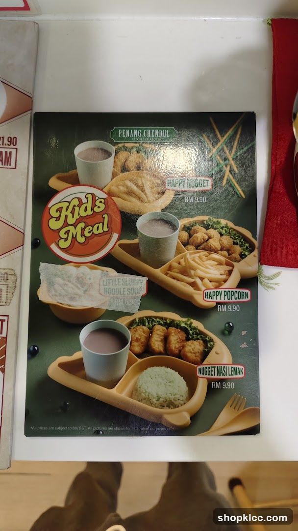 Penang Chendul Kids Meal