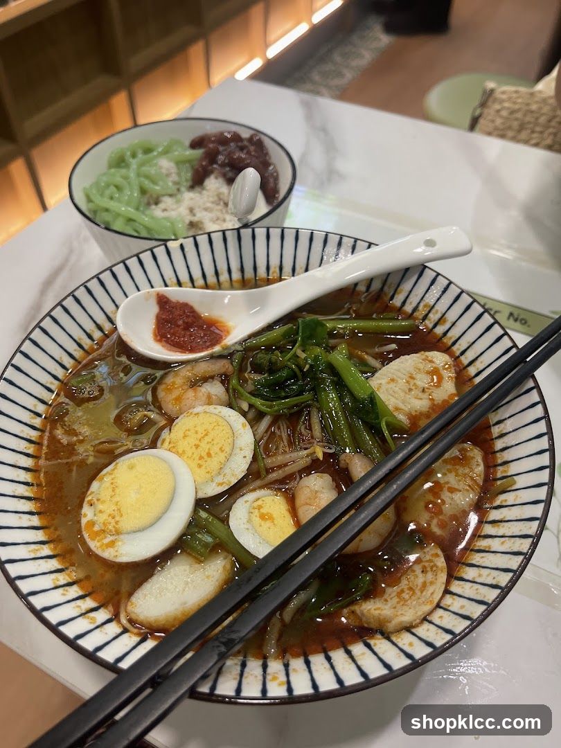 Noodle Soup and Dessert