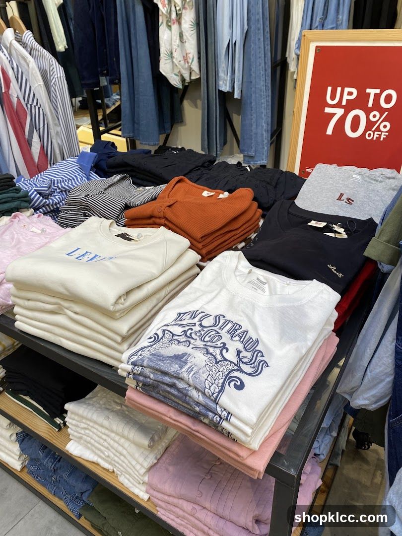 Clothing Sale Display