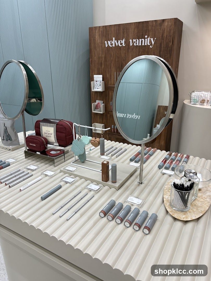 Cosmetics display