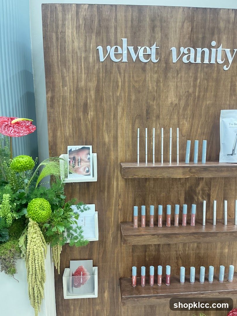 Velvet Vanity Display