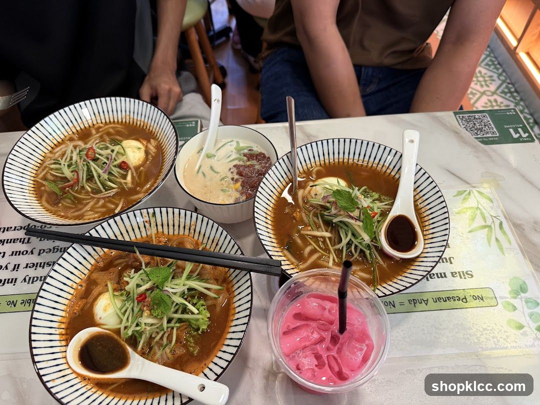 Noodle Dishes and Drink