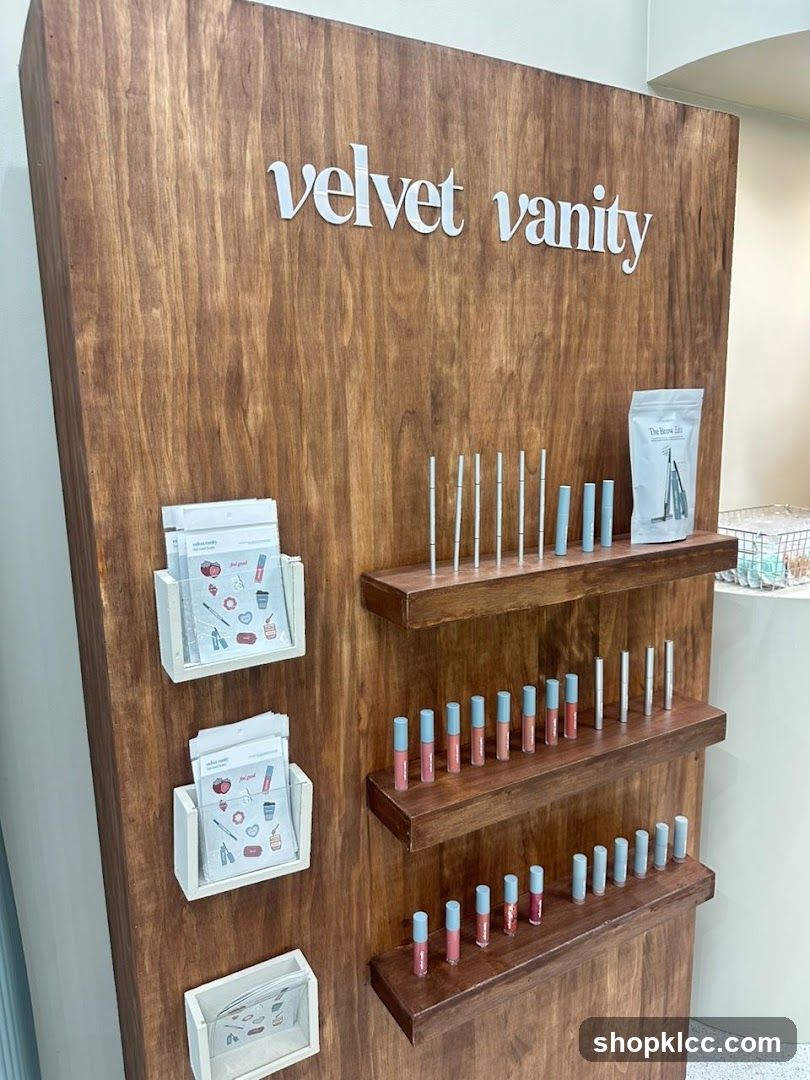 Velvet Vanity Display