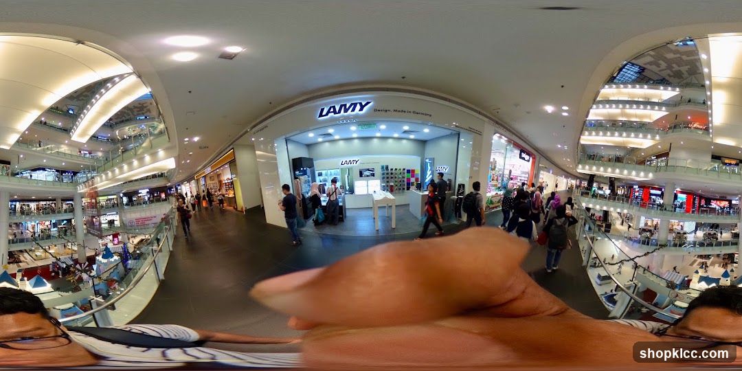 Shopping Mall Interior with Lamy Store