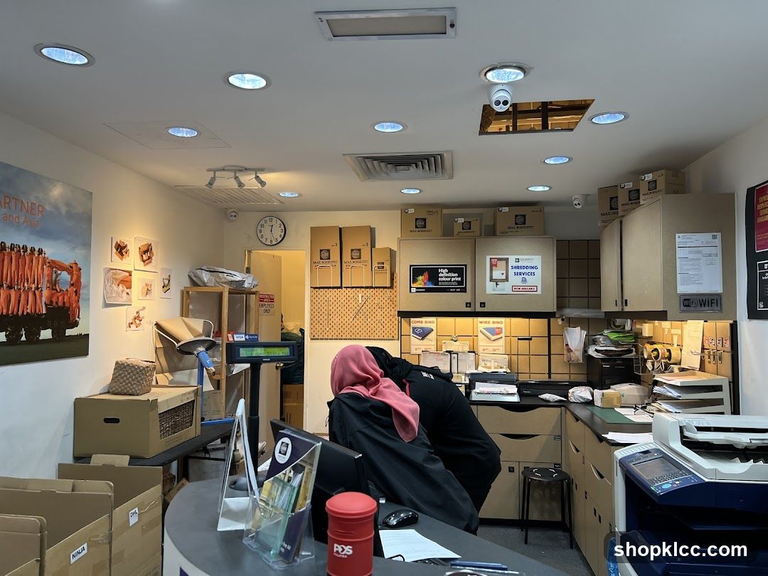 Mail Sorting and Shipping Area