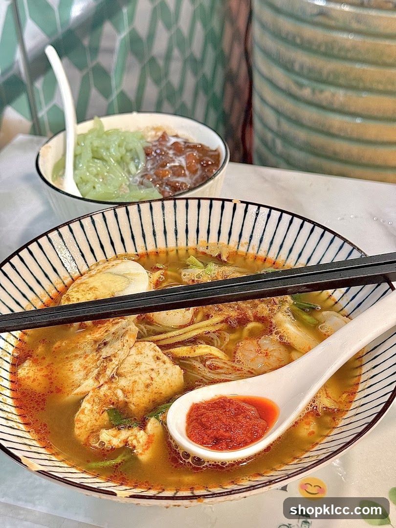 Laksa and Dessert