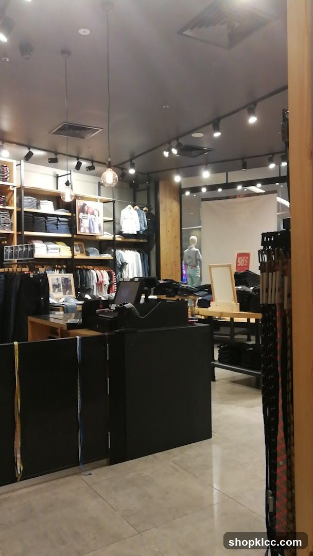 Clothing store interior