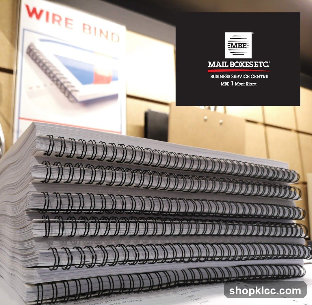 Stack of Wire-Bound Notebooks