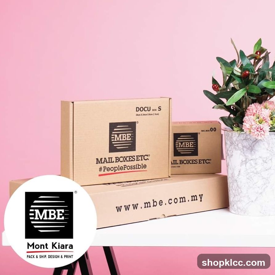 MBE Mail Boxes Etc. Packaging Boxes