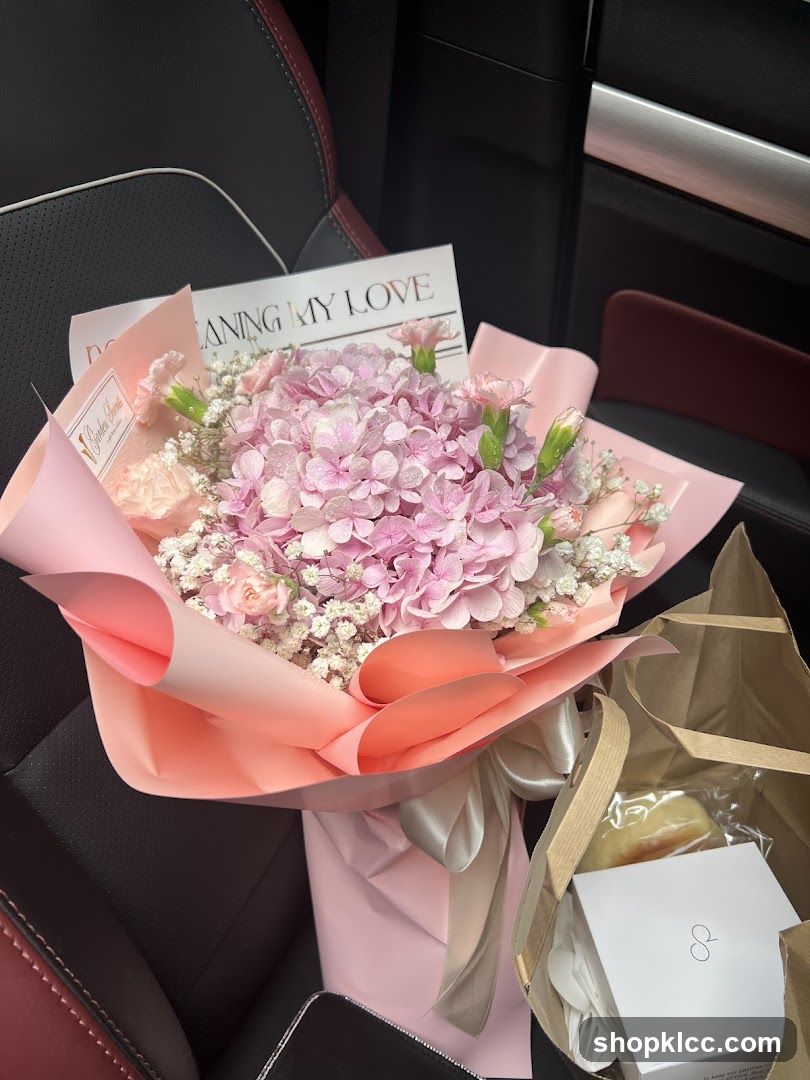 Flower Bouquet and Gift Bag