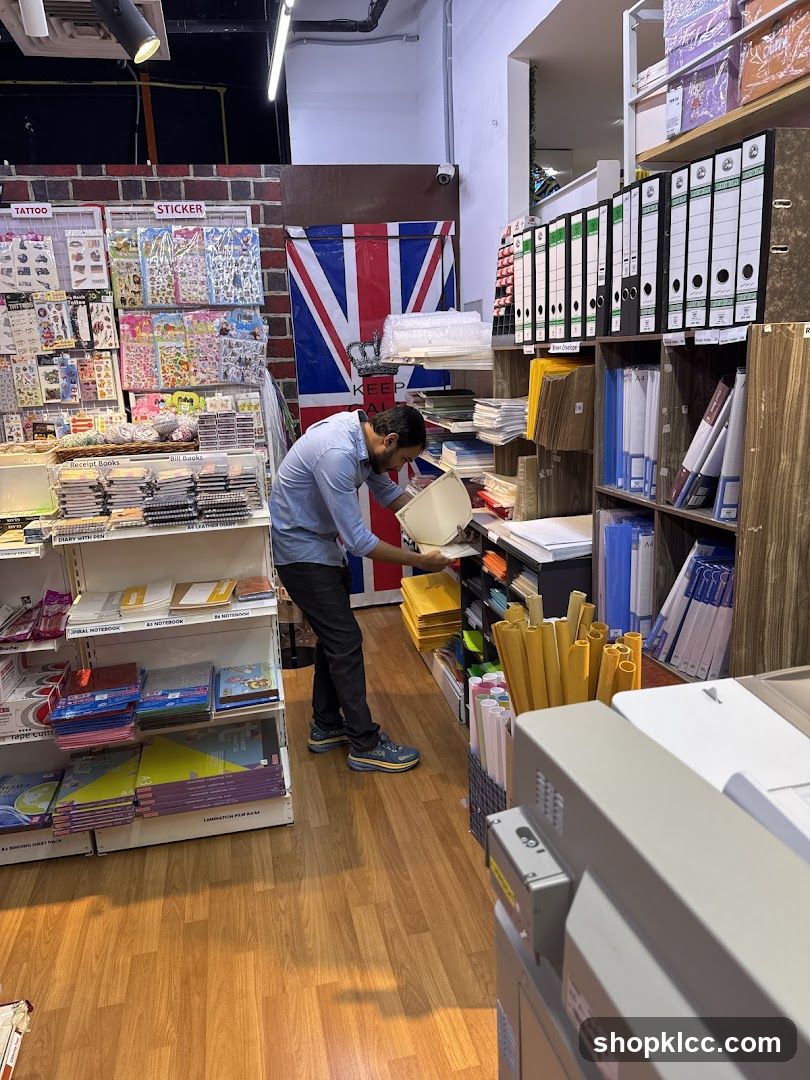 Stationery Store Interior