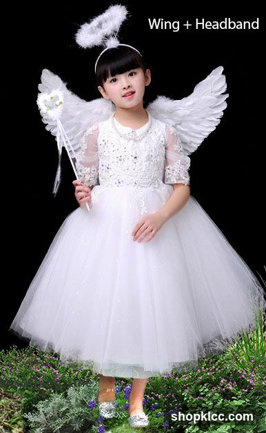 Girl in Angel Costume