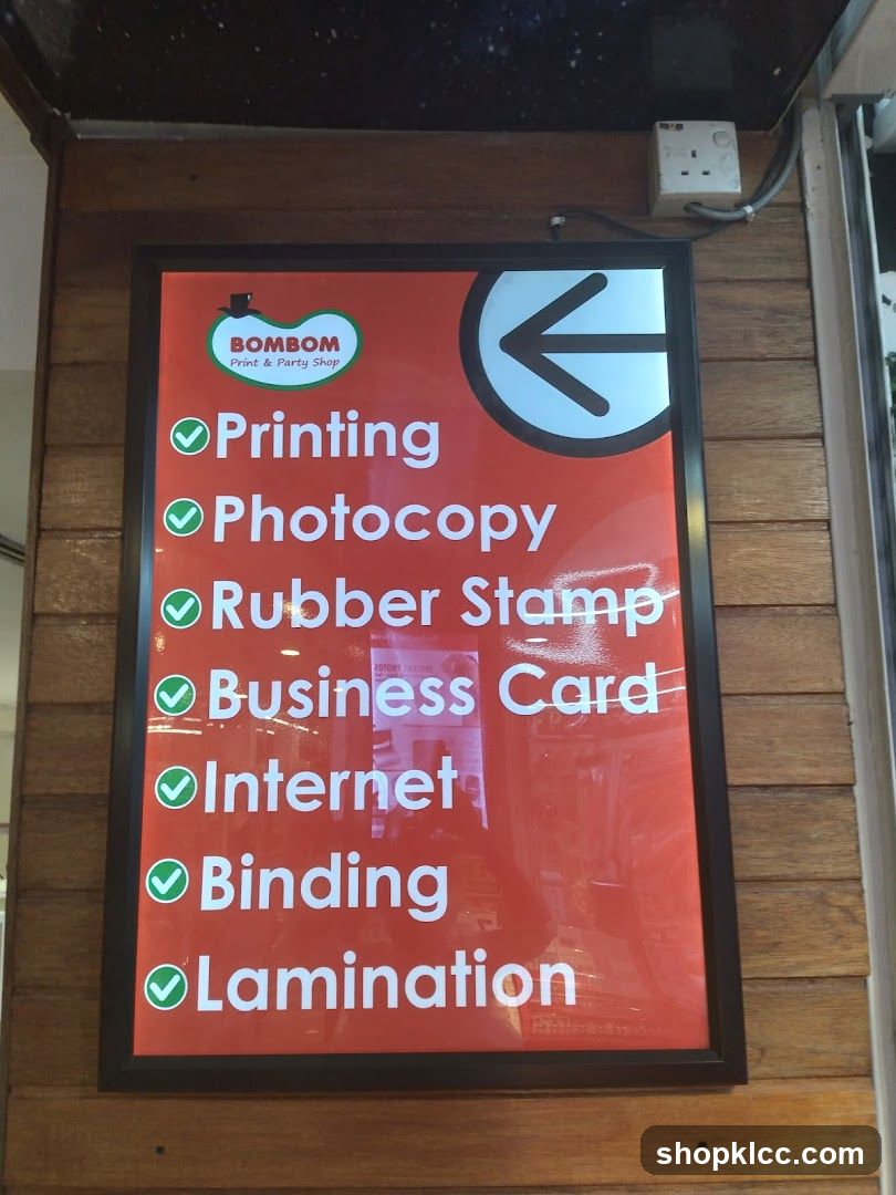 BOMBOM Print & Party Shop Services