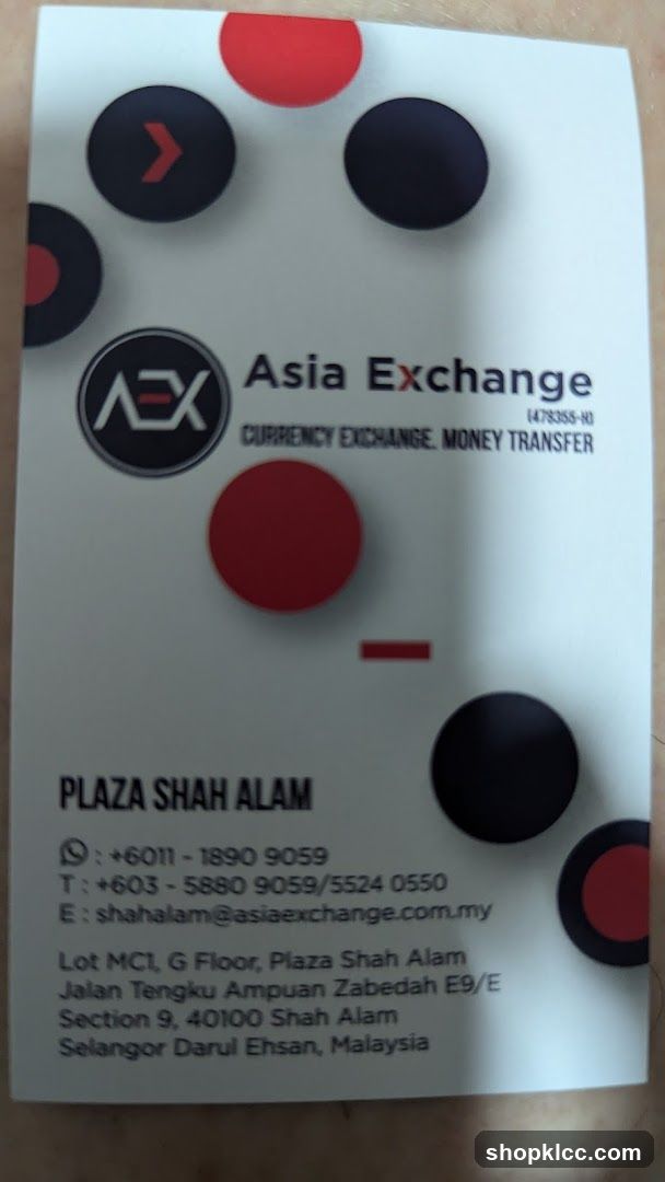 Asia Exchange Business Card