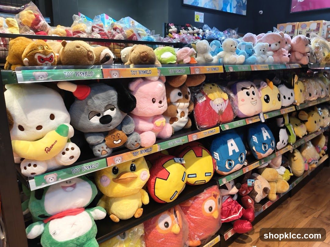Plush Toys on Shelves