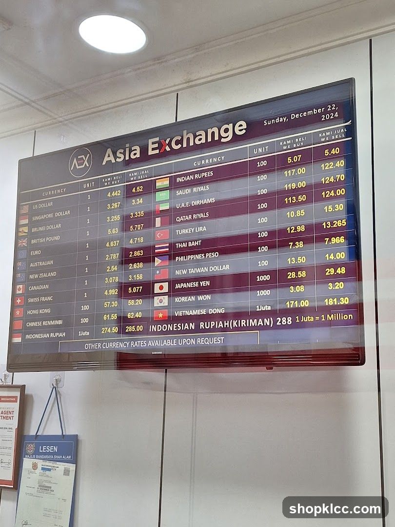 Asia Exchange Currency Rates