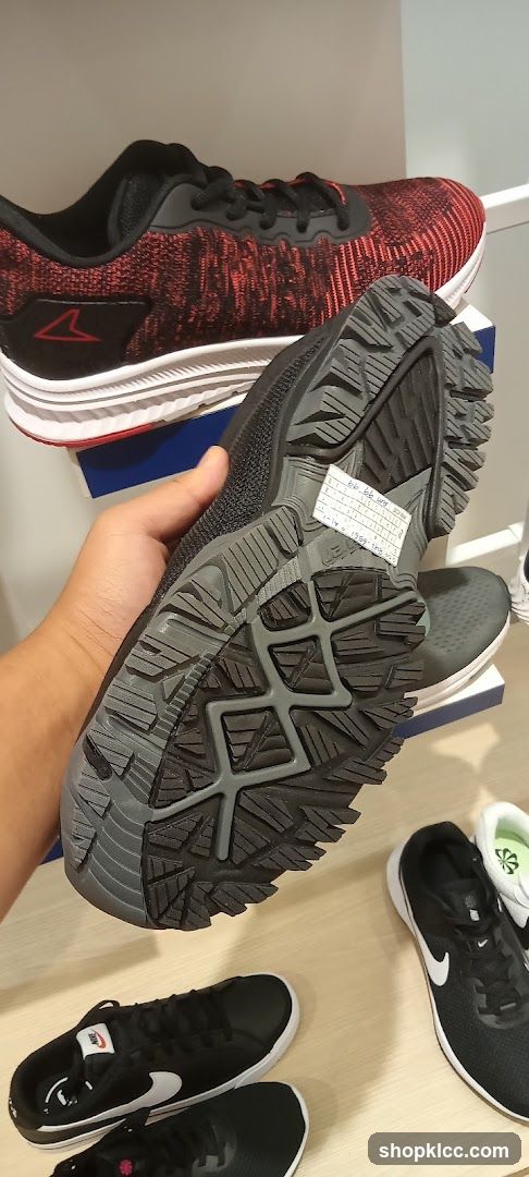 Close-up of Shoe Soles and Tops
