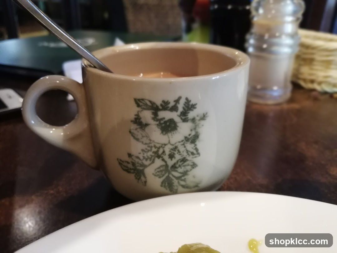 Cup with floral design