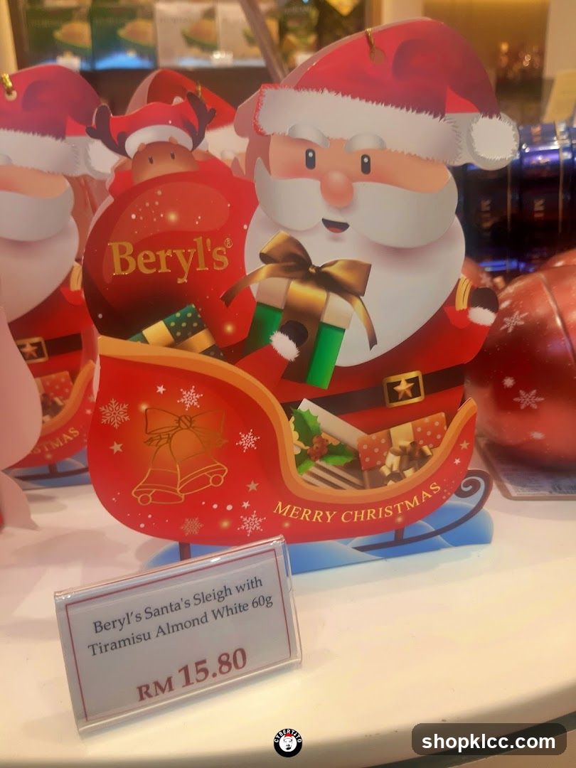 Beryl's Santa's Sleigh with Tiramisu Almond White