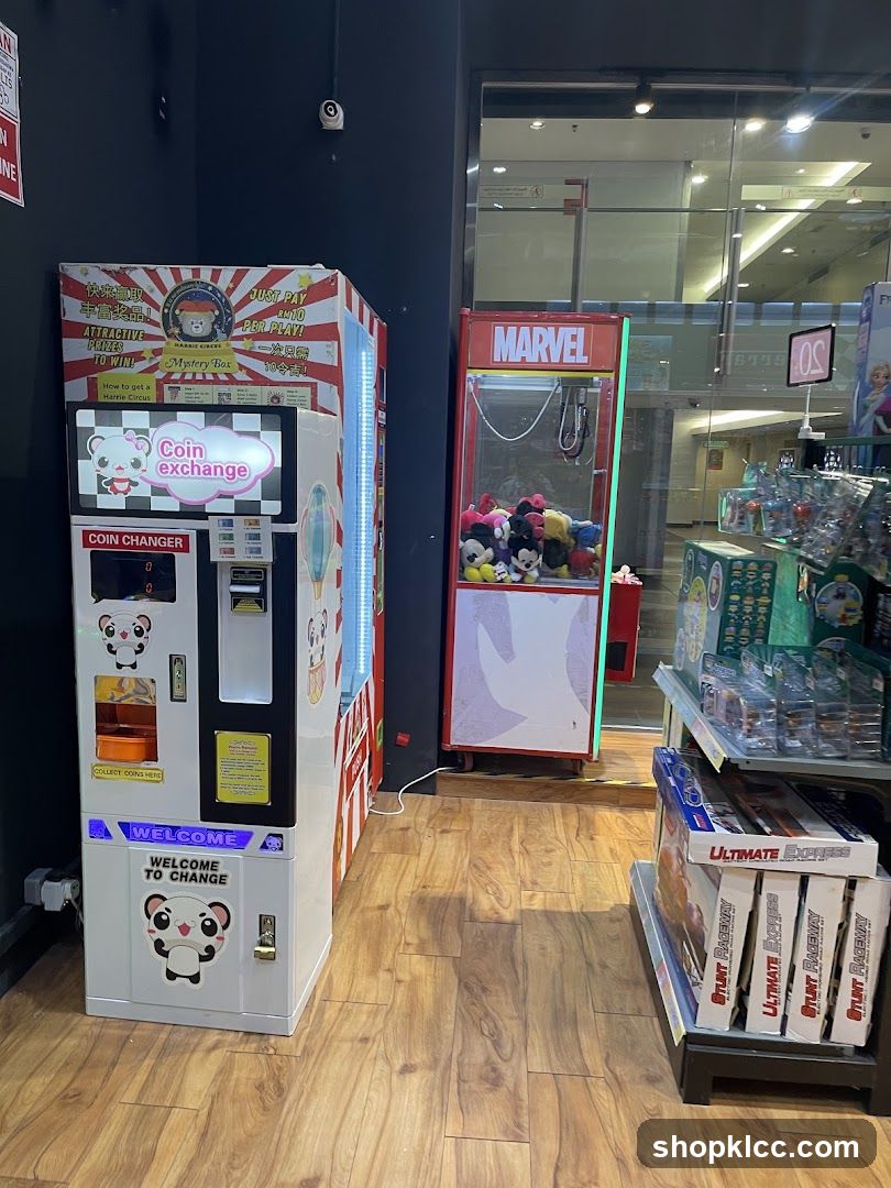 Arcade and Merchandise Display