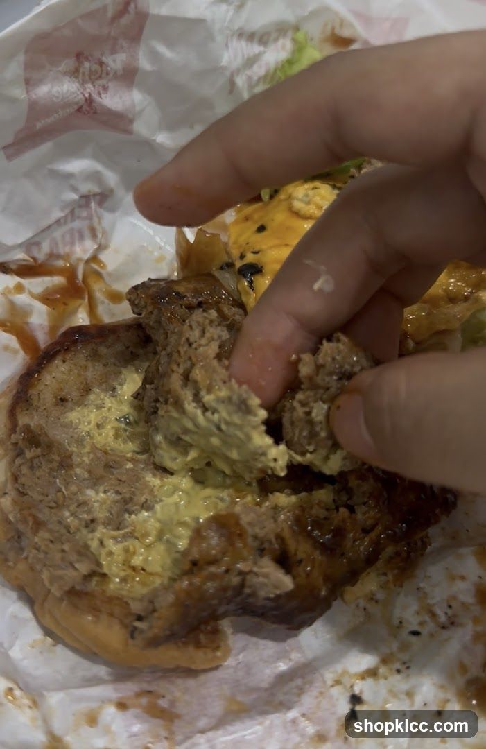 Burger with Mustard