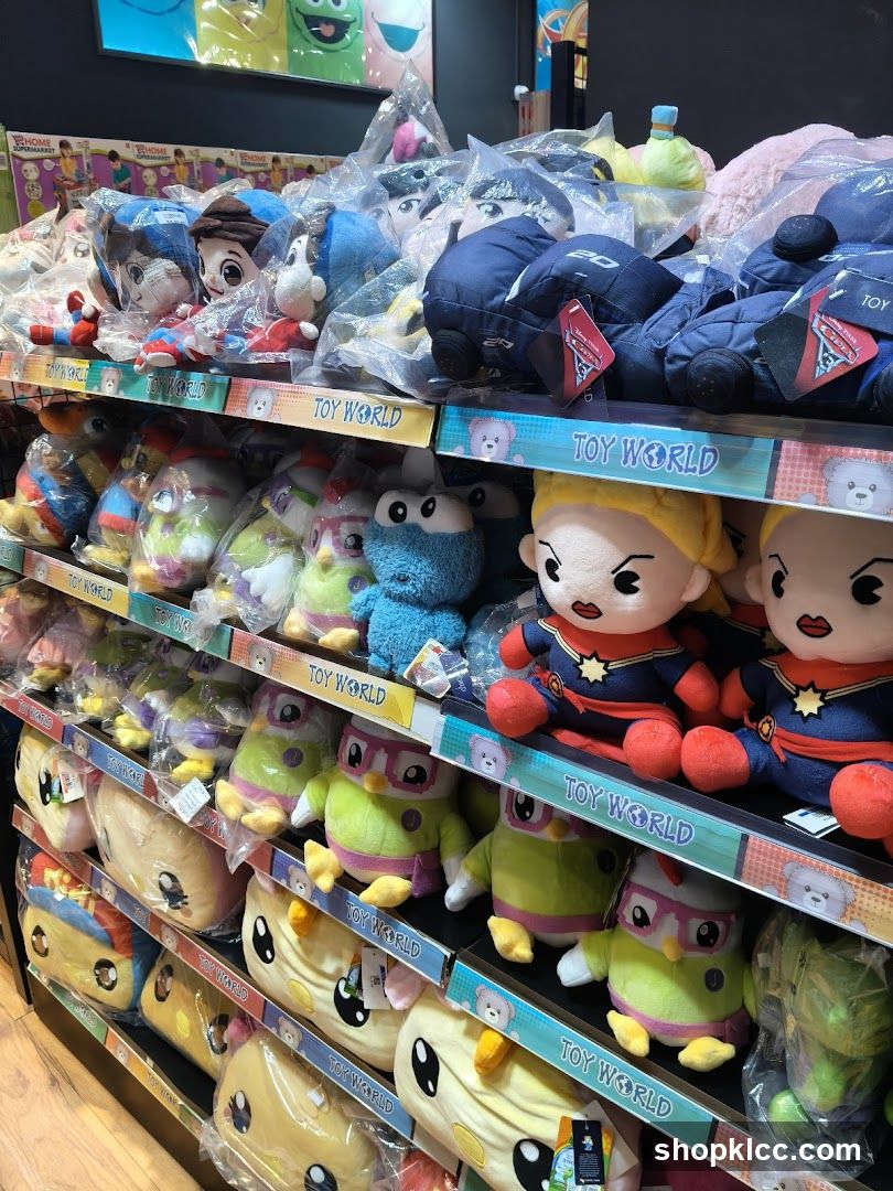 Plush Toys on Shelves