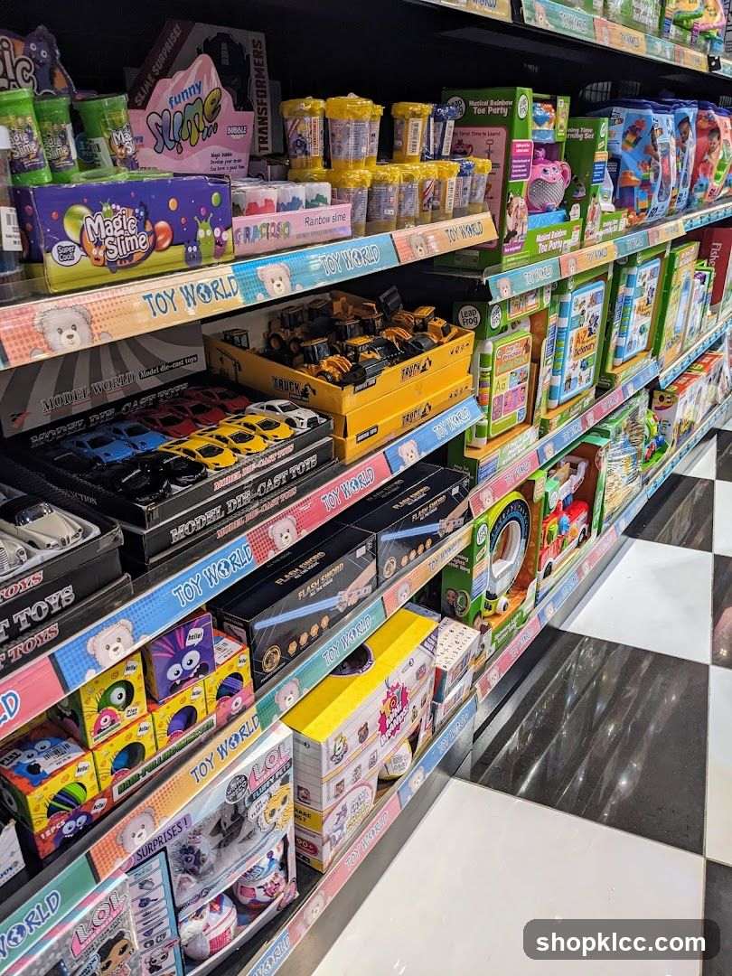 Toy Store Shelves