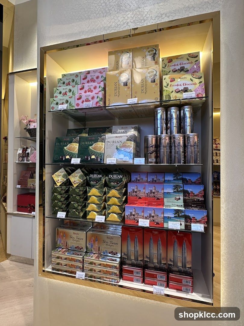Assorted Chocolates Display