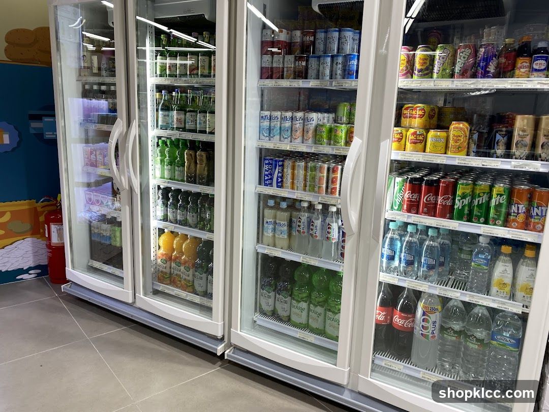 Refrigerated Drinks Display