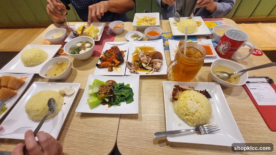 Table with a meal