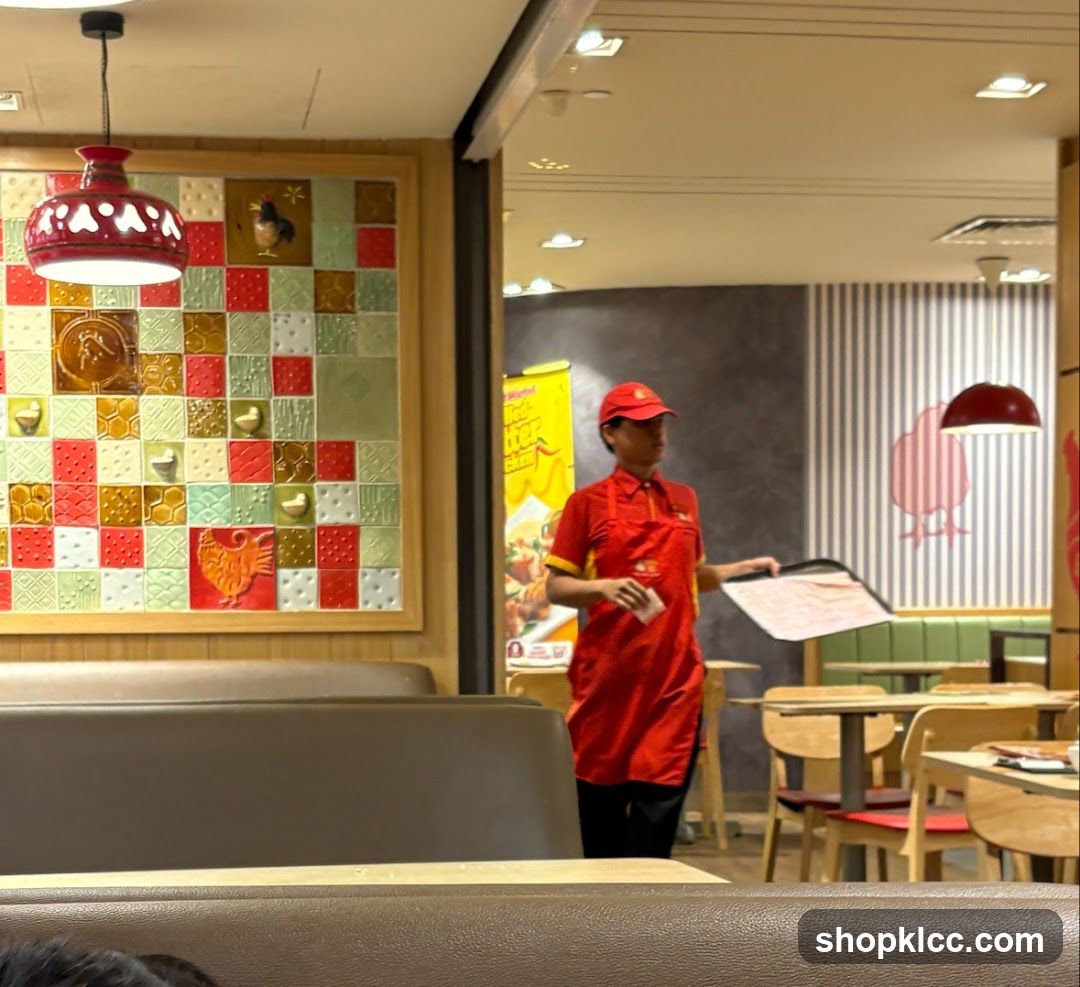 Restaurant Interior with Staff