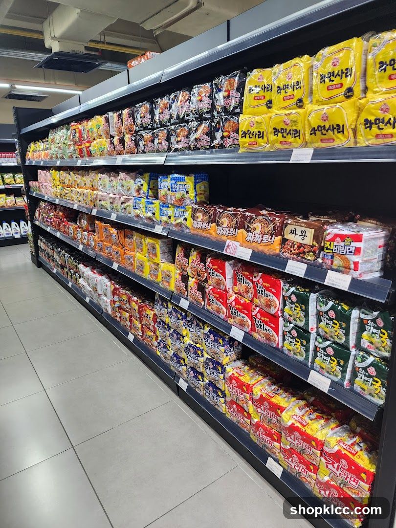 Ramen Noodles Aisle