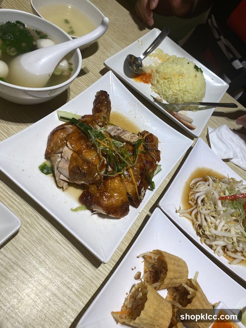 Hainanese Chicken Rice Meal