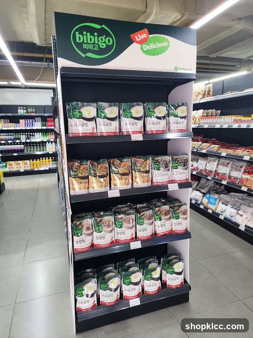 Bibigo Soup Display