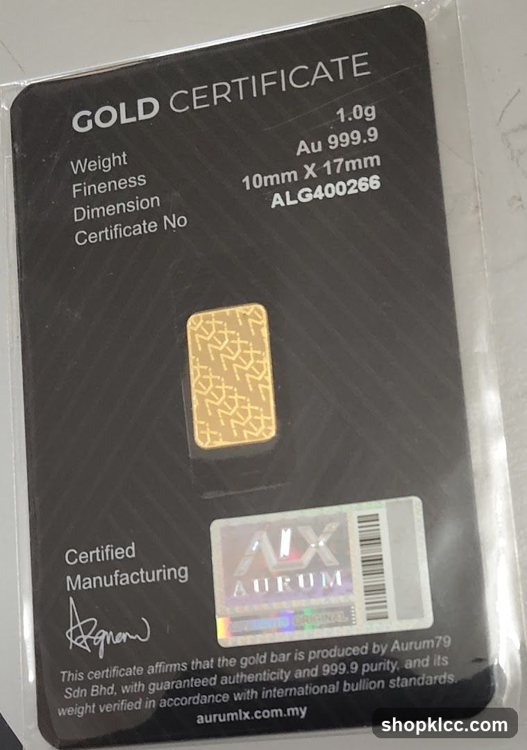 Gold Certificate