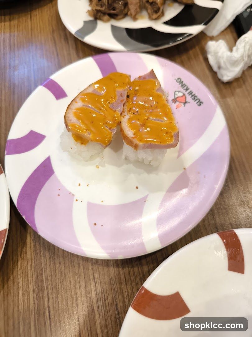 Sushi on a plate