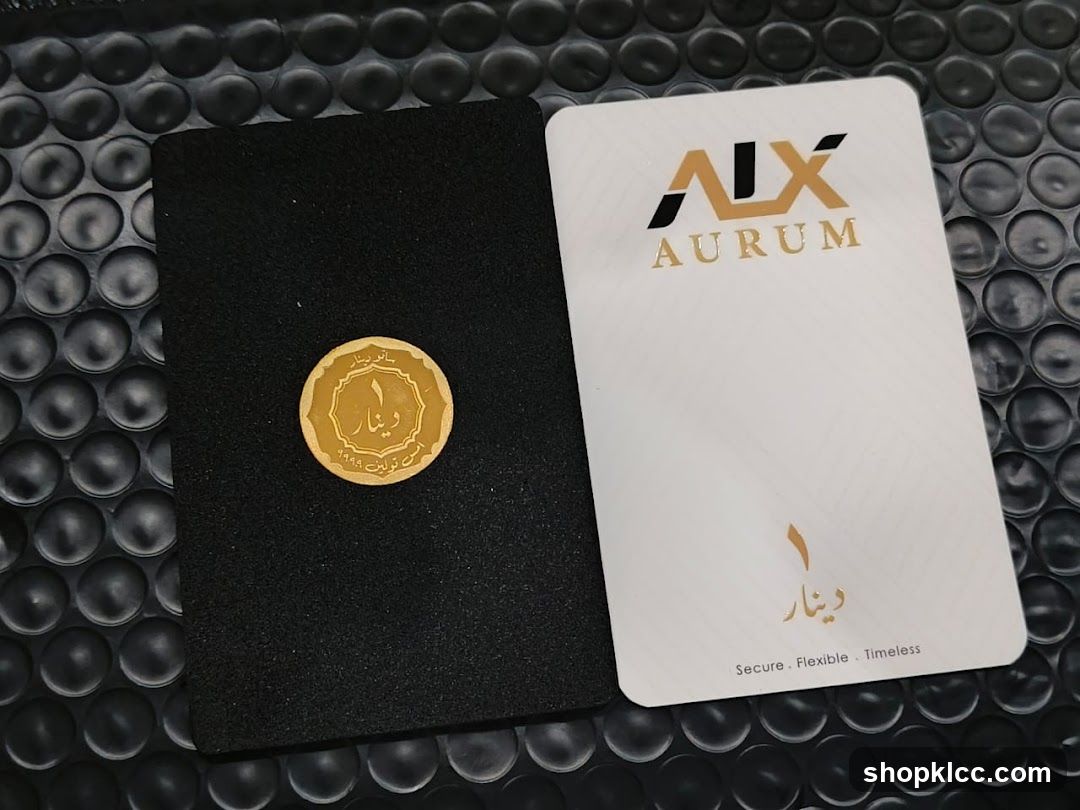 Gold Coin and Card