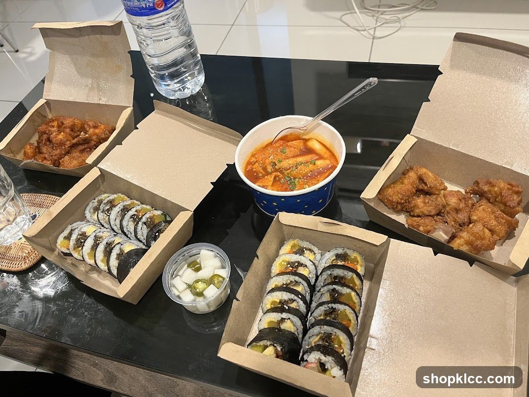 Korean Food Spread