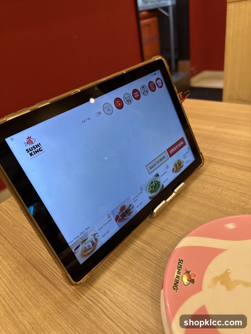 Sushi King Tablet Menu