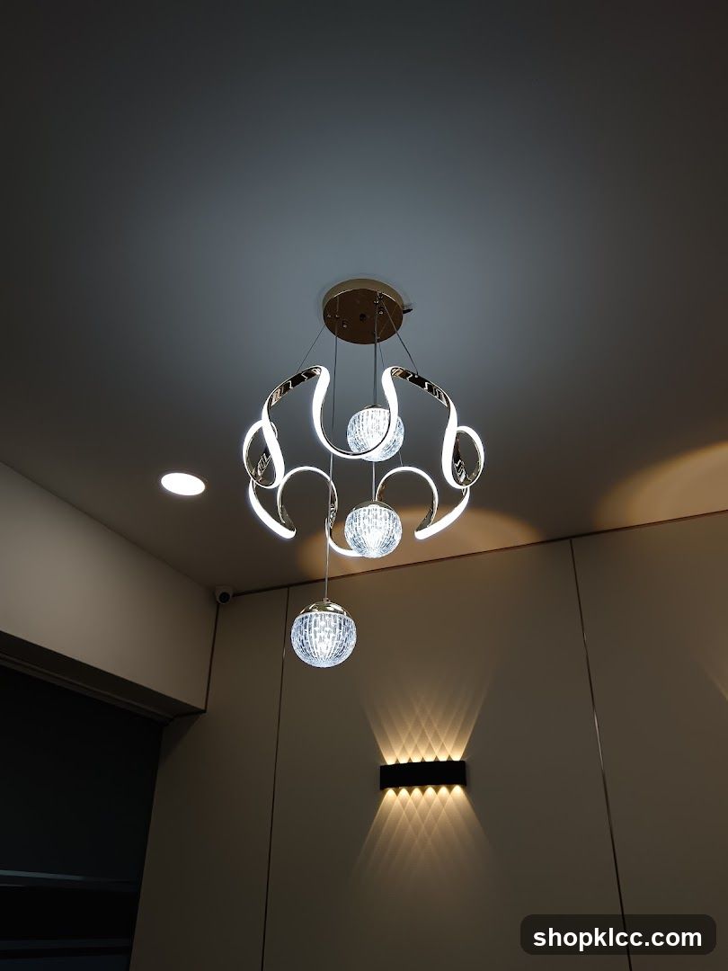 Modern Chandelier and Wall Sconce