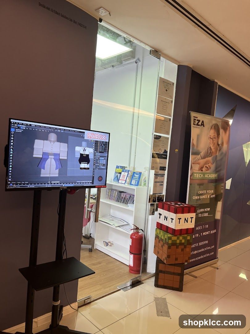 Roblox character modeling display